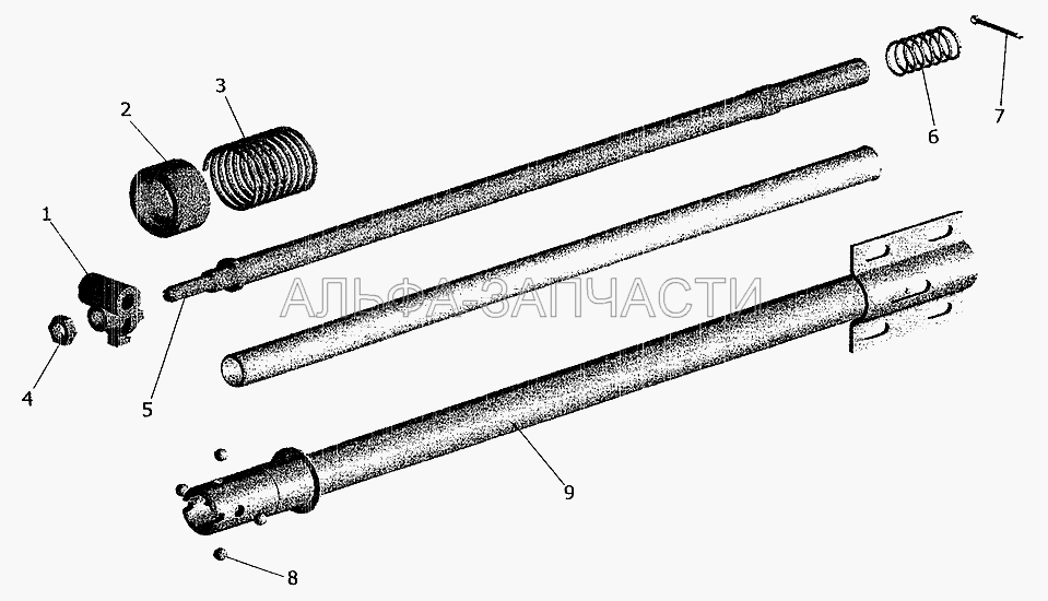 Механизм промежуточный (64227-1703325 Механизм промежуточный) 